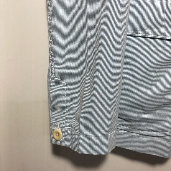 Alex Mill Men’s Striped Lightweight Jacket Button Closure 3 Pockets Sz Medium - Picture 7 of 15